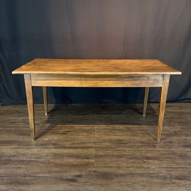 19th Century French Provincial Farmhouse Dining Table For Sale - Image 9 of 14