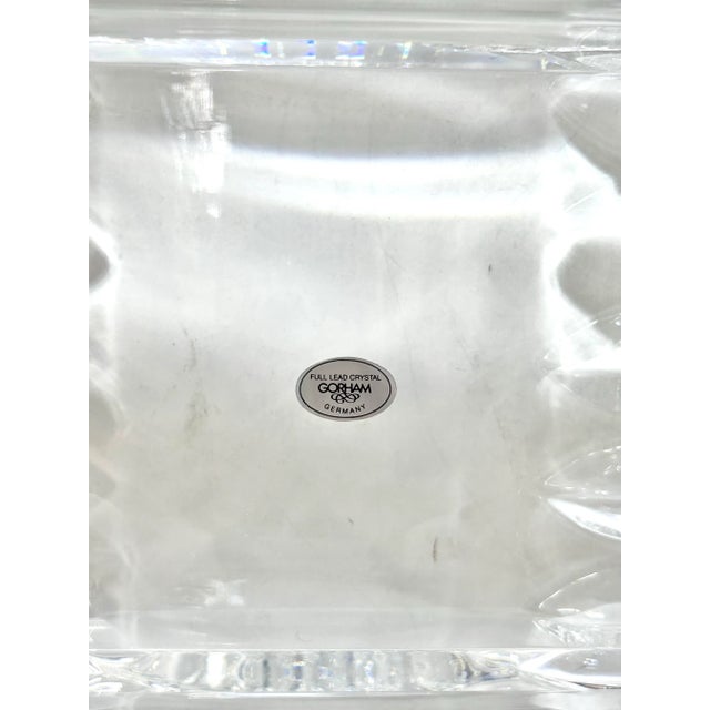 Gorham Crystal Divided Serving Platter Candy Dish For Sale - Image 9 of 11