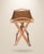Wood Vintage Bamboo Wicker Rattan Serving Tray With Folding Stand For Sale - Image 7 of 12
