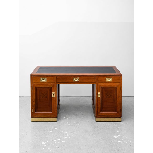 Art Nouveau Gentleman's Desk by Julius & Josef Herrmann for Architect Maximilian Rossipaul, Vienna, Austria, 1911 For Sale - Image 13 of 13
