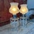 Pair of Vintage Crystal Boudoir Table Lamps With Frosted Floral Glass Shades For Sale - Image 16 of 18
