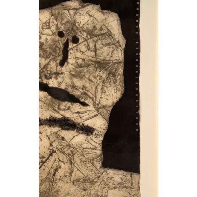 Printmaking Materials 1970s Antoni Clavé (Spanish, 1913–2005) Float-Mounted Textured Abstract Etching 60/75 For Sale - Image 7 of 14