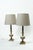 Vintage Table Lamps in Copper and Porcelain, 1950s, Set of 2 For Sale - Image 4 of 5
