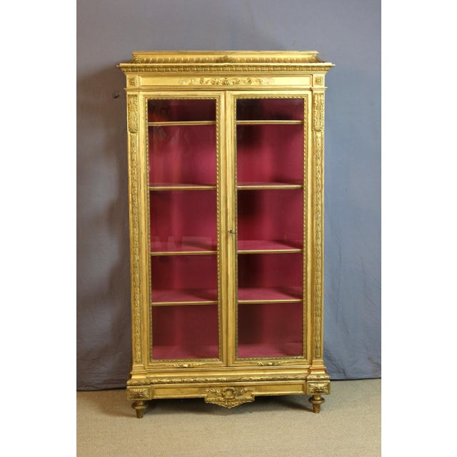 19th Century Giltwood Display Case For Sale - Image 10 of 10