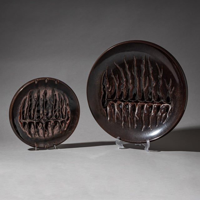 Set of Two Ceramic Bowls by Nereo Boaretto (1914-1977), Italy, 1972 For Sale - Image 10 of 11