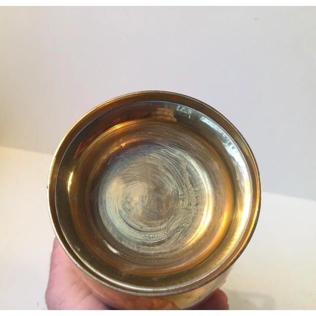 Vintage Brass Thermos with Screw Lid, 1930s For Sale - Image 4 of 7