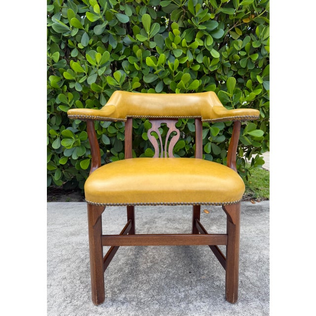 RWAY Mid Century Williamsburg Style Smoking Armchairs by Rway, Set of Seven For Sale - Image 4 of 12