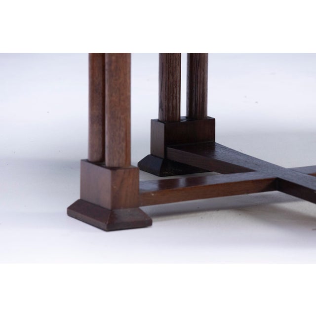 Art Nouveau Bentwood Table with Chairs and Stools, 1910, Set of 5 For Sale - Image 3 of 11