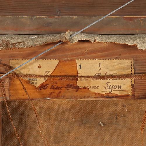 Clovis Terraire, La bourage en Bugey, Oil on Canvas, Framed For Sale - Image 14 of 15