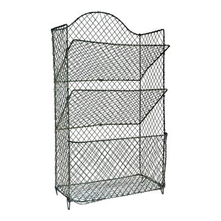 1950s French Freestanding Wire Shelving For Sale