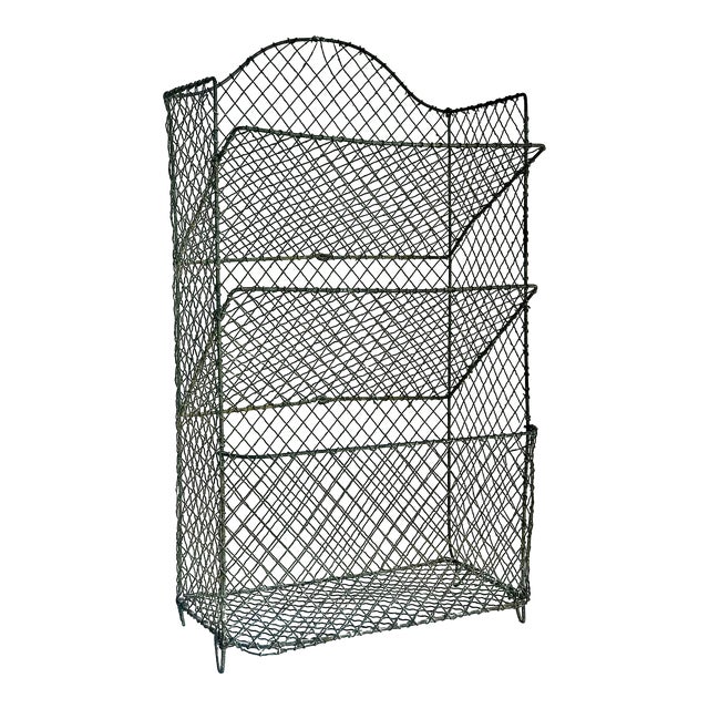 1950s French Freestanding Wire Shelving Chairish