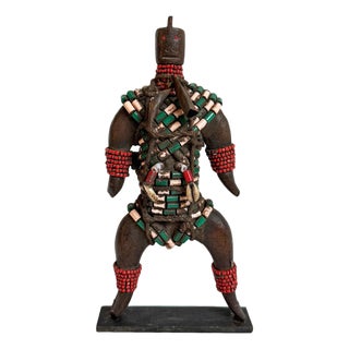 Vintage Nigerian Beaded Doll For Sale