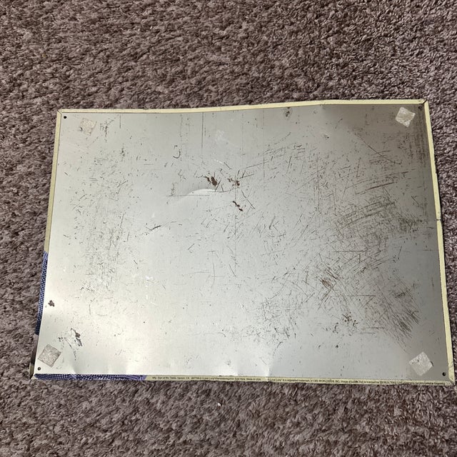 Farmhouse Mid 19th Century Farmhouse Decor Reproduction, Metal Sign of I Love Lucy For Sale - Image 3 of 4