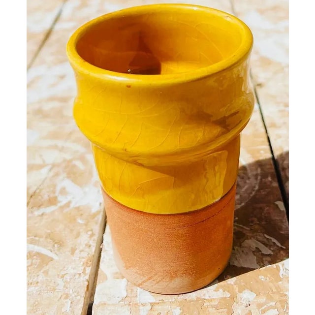 Moroccan Set of 8 Moroccan Porcelain Cups For Sale - Image 3 of 8