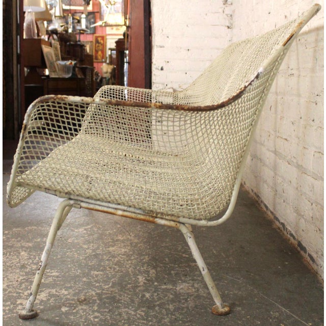 Russell Woodard Mid 20th Century Russell Woodard 'Sculptura' Wire Sofa, Attributed For Sale - Image 4 of 8