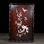 Wood Late 20th Century Scalloped Wooden Tray With Mother-of-Pearl Bird and Bamboo Inlay For Sale - Image 7 of 9