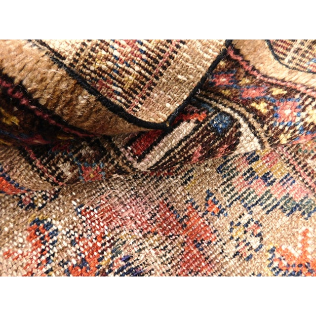 Textile Antique Handwoven Persian Kurdish Runner Rug. 2'6"x 6'2" For Sale - Image 7 of 18