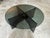 Round Coffee Table in Transparent Dark Glass, Italy, 1960s, in Flawless conditions. Designed 1960 to 1969