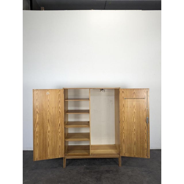 Reconstruction Modernist Pine Wardrobe For Sale - Image 4 of 8