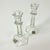 Glass 1980s Vintage Traditional Americana Hollywood Regency Mikasa Crystal Candlestick Holders - A Pair For Sale - Image 7 of 9