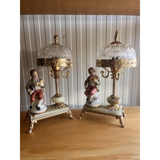 20th Century Ceramic Lamps, Set of 2 For Sale - Image 9 of 11