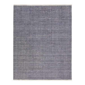 2020s Modern Apadana's Groove Bamboo/Silk Handmade Gray Rug