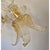 Early 21st Century Opulent Gold and Clear Murano Glass Chandelier with Flowers and Leaves by Simoeng for Simoeng For Sale - Image 5 of 10