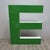 Green Vintage Large Green Letter E For Sale - Image 8 of 8