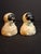 1920s Pair Antique Hubley Cast Iron Puppo Dog Figurine Paperweights Bee on Hip Grace Drayton For Sale - Image 5 of 15