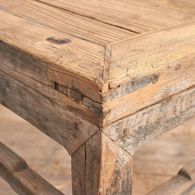 Rustic Bedside Table, 1920s For Sale - Image 6 of 9