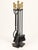 1960s Vintage Cast Iron and Brass Fireplace Tools, 1960s, Set of 6 For Sale - Image 5 of 8