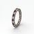 1990s Vintage Ruby & Diamond Eternity Ring 18k Gold - 1990s, Size 6 For Sale - Image 5 of 6