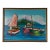 Telfort Emmanuel ( 1964-1987 ) Haitian Folk Art Oil Painting on Canvas - Framed For Sale