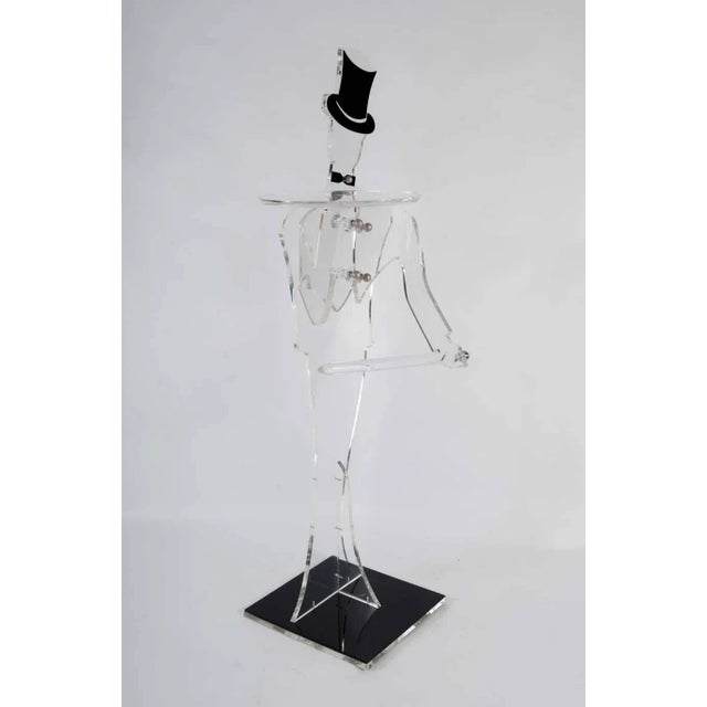 Vintage Acrylic Glass Dress &amp; Present Boy Valet For Sale - Image 6 of 9
