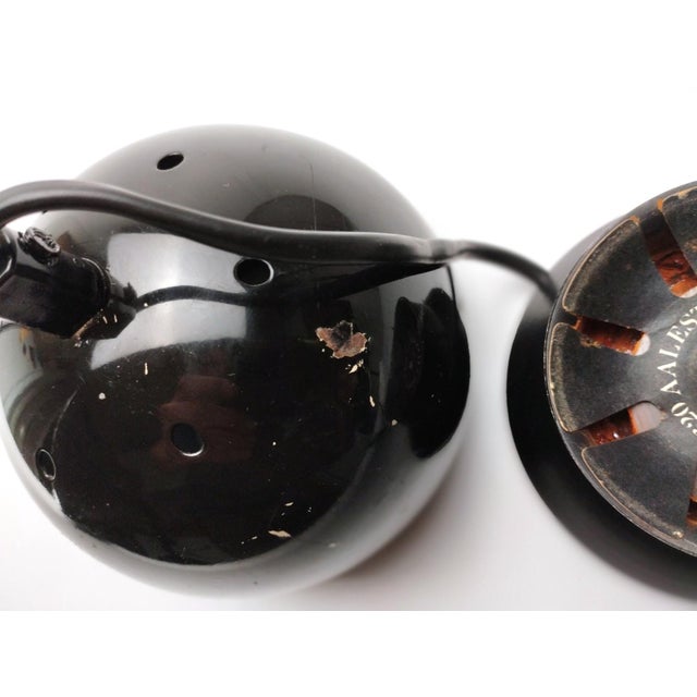 Black Black Magnetic Eyeball Table Lamp by Benny Frandsen for E.S. Horn, Denmark, 1970s For Sale - Image 8 of 12