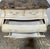 French Provincial Bombe Chest | Cream Painted Finish | Real Marble Top | 4 Drawer Statement Dresser For Sale - Image 4 of 6