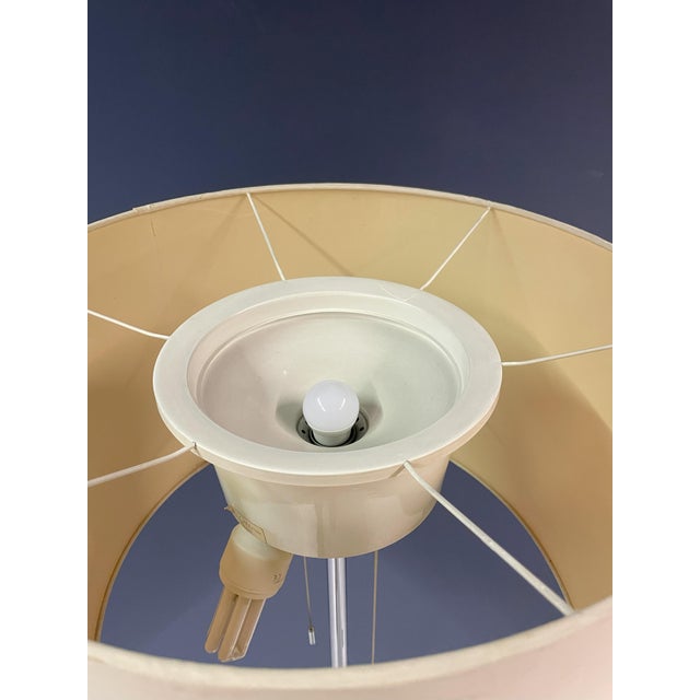 Illuminate your space with the Large Standing Lamp from Staff. Size without the shade: 161cmx46cmx46cm European Plug (up...