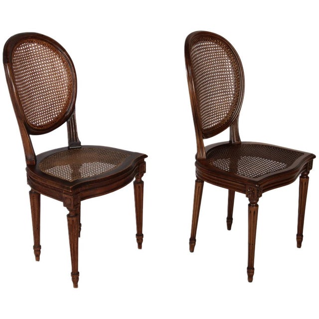 Antique Louis XVI Chairs with Viennese Caning, 1880, Set of 12 For Sale - Image 11 of 16