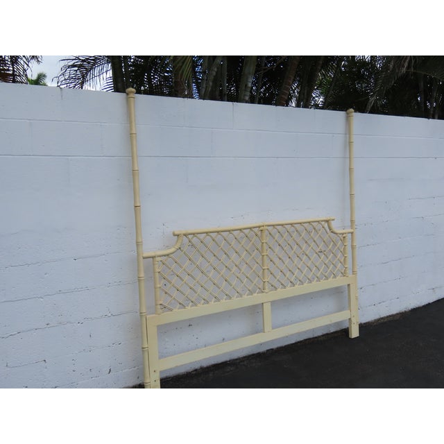 This beautiful king size Headboard is made out of wood. This classic Headboard has Hollywood Regency style and design,...