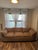 1970s 94" Custom Camel Microfiber Down-Filled Cloud Sofas in the Style of Milo Baughman - Pair For Sale - Image 5 of 12