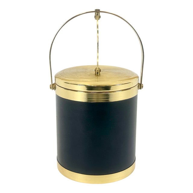 Mid-Century Modern Brass Ice Bucket by George Briard for Culver, 1960s For Sale