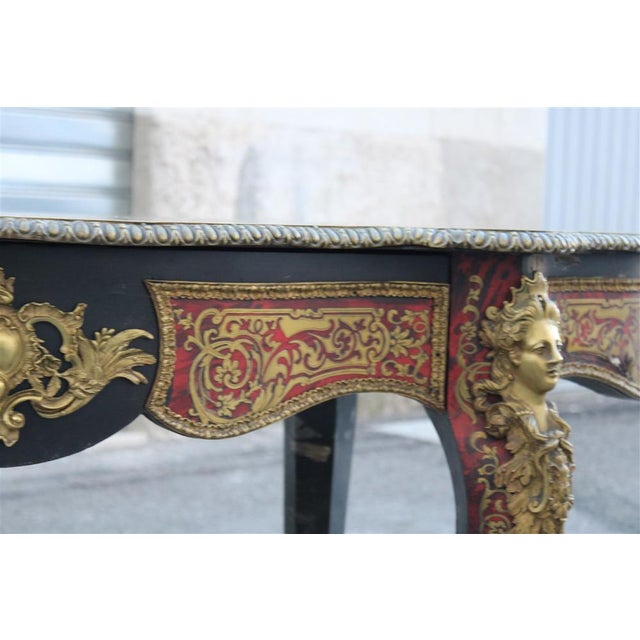 Boulle Desk, France, 1860s For Sale - Image 15 of 18