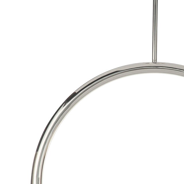 Regina Andrew Happy Steel Pendant, Large, Polished Nickel For Sale - Image 4 of 7
