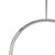 Regina Andrew Happy Steel Pendant, Large, Polished Nickel For Sale - Image 4 of 7