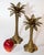 Brass Vintage Brass Moroccan Palm Tree Candlestick Holders Set of 2 For Sale - Image 8 of 12