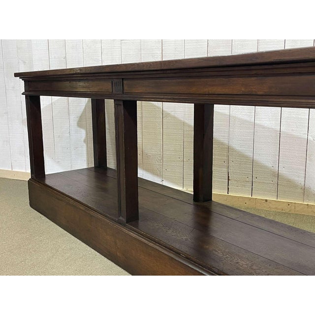 19th Century Oak Drapers Table For Sale - Image 16 of 18