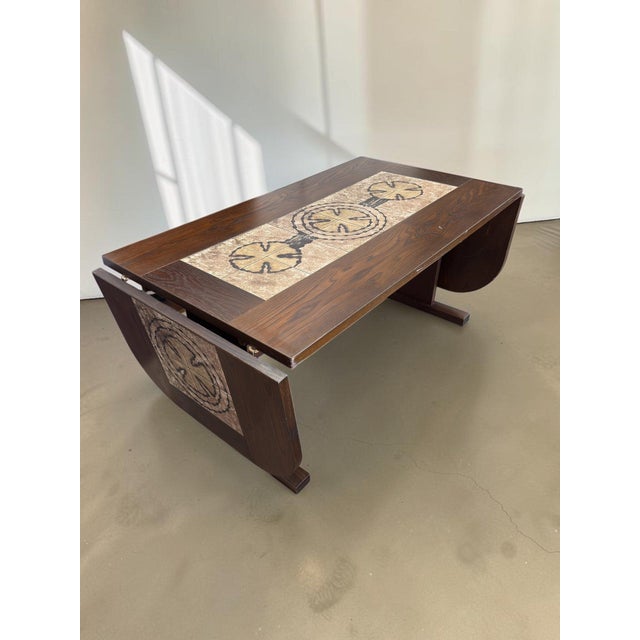 Danish Extendable Dining Table by Poul Poulsen for Gangso Møbler, 1960s For Sale - Image 6 of 9