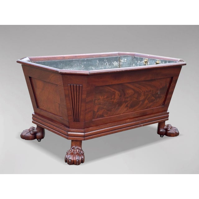 Wood Early 19th Century Regency Mahogany Wine Cooler, 1820s For Sale - Image 7 of 8