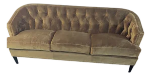 Mid-Century Massoud Tufted Back Sofa