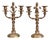 18th Century Pair of Rare Eugène Bazart Louis XVI Gilt Bronze Two-Light Candelabra For Sale